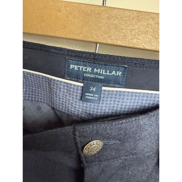 Peter Millar Collection Wool Alpine Flannel 5 Pocket Stretch Pant Men’s Sz. 34 - Picture 3 of 6